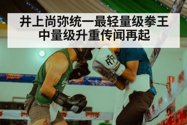 井上尚弥统一最轻量级拳王 中量级升重传闻再起